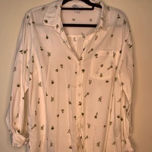 NWOT Potted Plant Long Sleeve